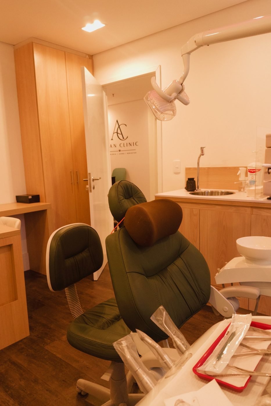 Consultório odontológico da Aran Clinic